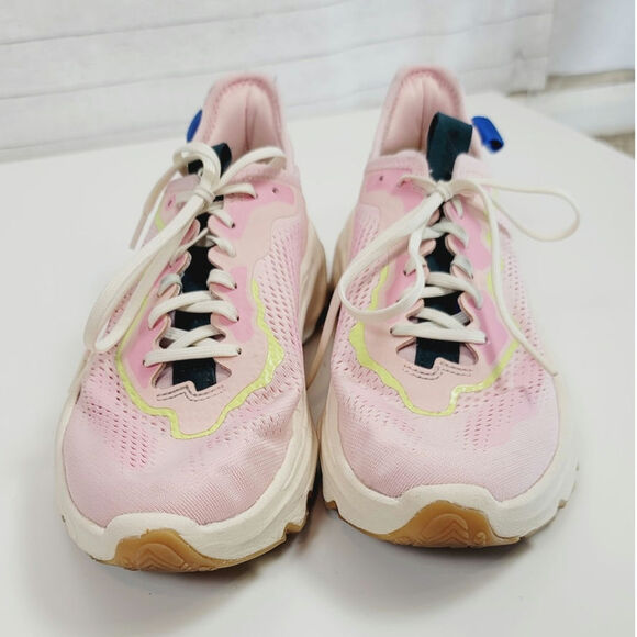 SOREL Kinetic Breakthru Day Lace Sneaker in Vintage Pink/Bleached Ceramic, sz 9 - Picture 3 of 16
